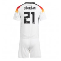 Deutschland Ilkay Gundogan #21 Fußballbekleidung Heimtrikot Kinder EM 2024 Kurzarm (+ kurze hosen)